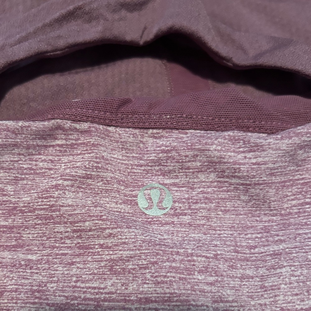 Women’s Lululemon Spin Me Twist Back Workout Tank Heathered Purple